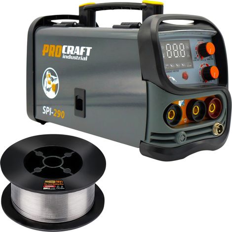 Procraft SPI-290 Kombi Inverter Schweißgerät 3,8 kW Co Flux MMA TIG Lift + Fülldraht