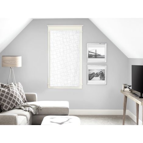 Luc Brise bise, Polyester, Blanc, par Soleil d'ocre - 45 x 90 cm