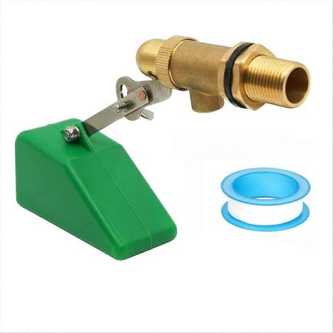 1/2-Zoll-Schwimmerventil, Messing-Schwimmerventil für Wassertanks, Schwimmerkugelventil mit verstellbarem Arm, automatische Wasserstandsregelung (1/5)