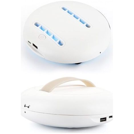 QORVA-Robot d'élimination des acariens UV-C – Nettoyage matelas et tissus – 99,99% d'acariens éliminés – Sans fil, léger et portable (1/5)