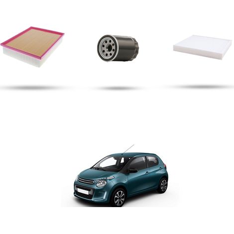 Kit tagliando 3 filtri compatibile con Citroen C1 II 1.0 vti 51kw dal 2014 (1/5)