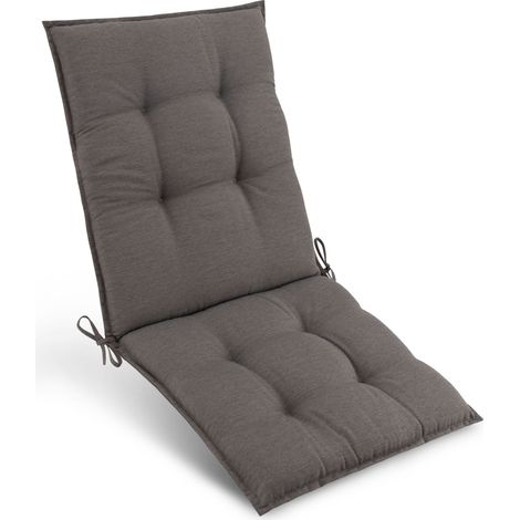 Premium Coussin pour chaise basseSun-NL, 100x50cm, Taupe