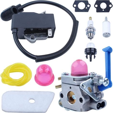 Carburetor Ignition Coil Kit for Husqvarna 128C 128L 128Ld 128R 128Rj 128Cd Trimmer 545081848 545130001 545046701 (1/5)