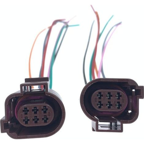 Connecteurs d'ordinateur de direction assistée électronique compatibles avec les Audi A6L, C7, A4L, A8, Q3, Q5 et Q7 - JB2250-6P