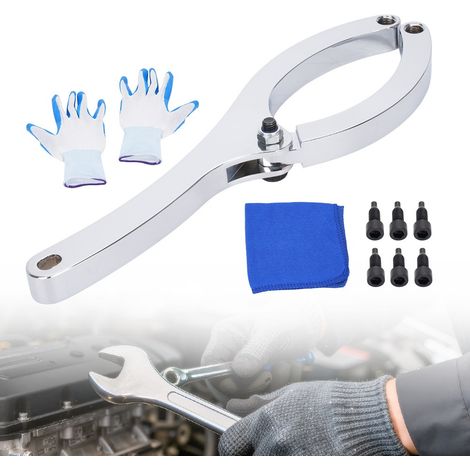 Heavy-duty oil seal wrench for car modification, excavator boom cylinder piston removal and repair tools (1/5)