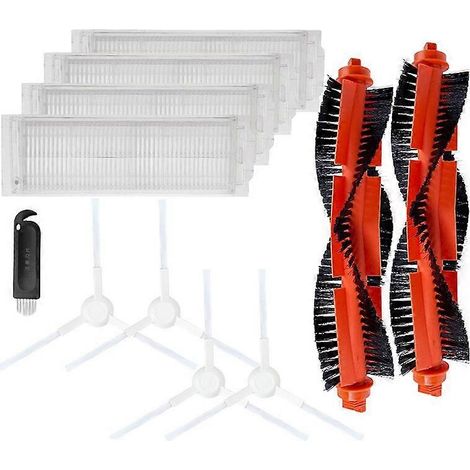 Brosse rotative avec filtre HEPA et chiffon de nettoyage pour aspirateur robot Xiaomi Mijia LDS / Styj02YM Viomi V2 Pro (1/2)