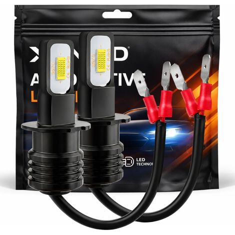 H3 Ampoules LED Antibrouillard XENLED - 2400 LM, 6500K Blanc, CSP DRL, Plug & Play EasyFit (1/5)