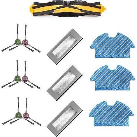 Accessoires pour aspirateur robot OZMO 900 905 DN55 DN35 : brosse latérale principale, filtre HEPA, lingettes de nettoyage, pièces de rechange (1/5)