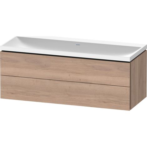 Duravit L-Cube c-shaped Ensemble suspendu, 2 tiroirs, sans