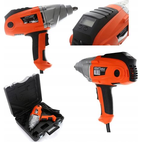 Elektrischer Schlagschrauber mit 1/2"-Steckschlüsselkoffer Kraft&Dele KD1535 230V LCD (1/5)