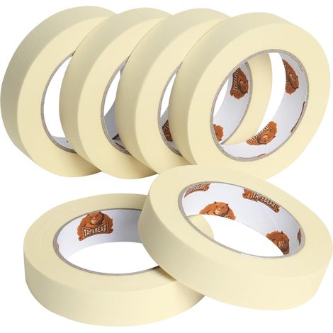 Light Beige Paint Masking Tape, Paint Adhesive Tape (1/5)