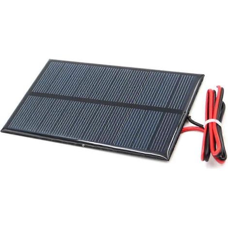 Mini-5V-250mA-Polykristallin-Solarpanel mit 100cm Kabel für kompakte DIY-Solarladung (1/3)