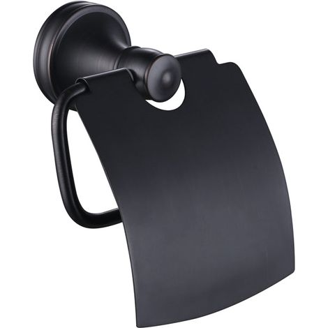 PORTE PAPIER TOILETTES 001 NOIR EN LAITON COLLECTION Céphise