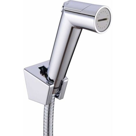 Spray Bidet - Robinet Pulvérisateur Haute Pression pour WC - Adapté aux Usages Religieux Musulmans - Chrome Poli - 1 Pièce (1/5)