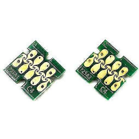 Einzigartiger kompatibler Tintenpatronenchip, kompatibel mit Epson SureColor F2000, F2100 und SC-F2000 Druckern (Chip T7251-T7254 T725A00). (1/2)