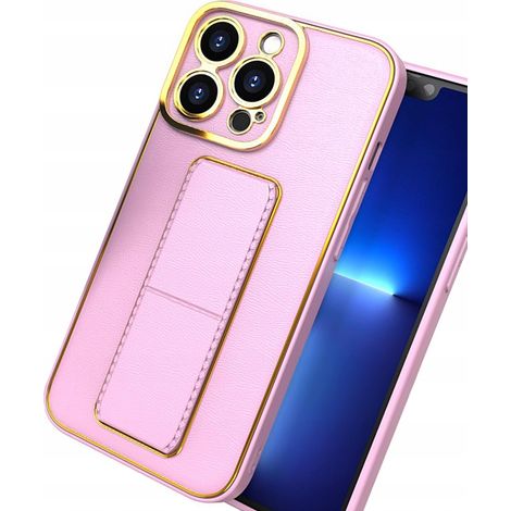 Nuova custodia con supporto per Samsung Galaxy A12 5G, colore rosa. (1/5)