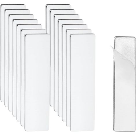 15 Aimants Autocollants, Bandes Magnétiques pour Collage, Aimants Adhésifs, Aimants pour Fixer, 40 x 10 x 2 mm, pour Tableaux Blancs, Réfrigérateurs, Photos, Tableaux Magnétiques, Loisirs Créatifs (1/5)