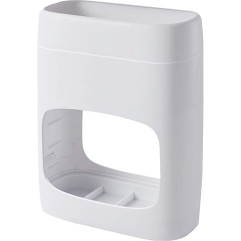 Weißer Schirmständer, freistehender quadratischer Schirmständer, Schirmständer für Zuhause, Schirmständer zur Aufbewahrung im Home-Office, Produktgröße: 22928-1 Stück FLITI (1/4)
