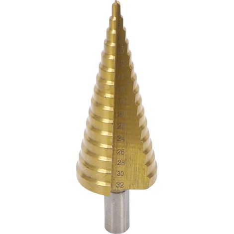 BGS Stufenbohrer titannitriert Ø 4 - 32 mm