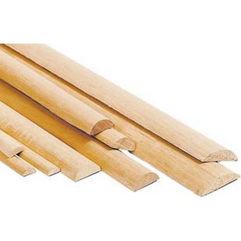 20PZ LISTELLO PIALLATO MEZZOTONDO KOTO - mm.14x30x2450
