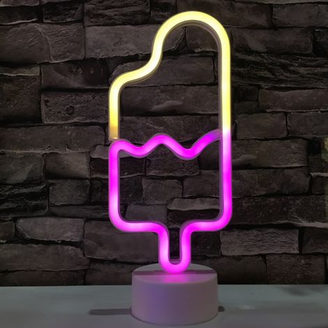 Veilleuse design mignonne, lampe de chevet, fonctionne avec 3 piles AA, alimentation USB, portable, pour la décoration intérieure, cadeau d'anniversaire. (1/5)