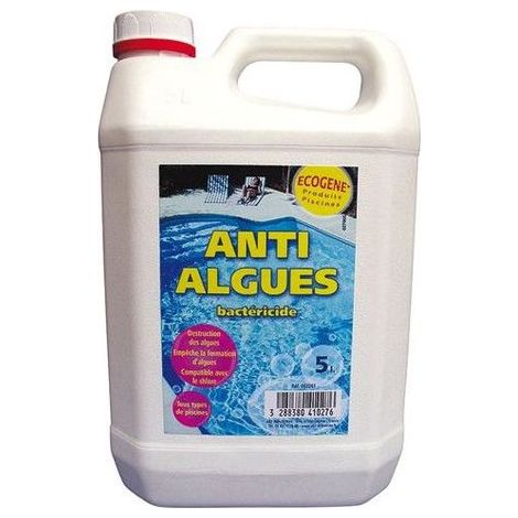 Anti-algues bactéricide - liquide - 5 L - ECOGENE