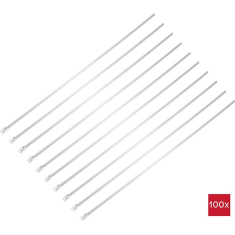 TRU COMPONENTS TC-12656552 Stahlkabelbinder 360 mm 4.6 mm AISI 316 100 St. (1/2)
