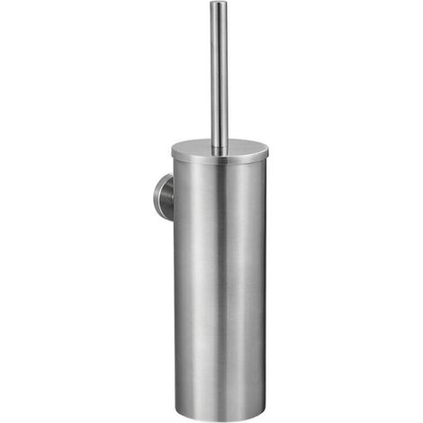Porta scopino per WC con porta scopino per WC, montaggio a parete, scopino per WC in acciaio inox, facile da installare, perfetto per bagno, WC, WC, impermeabile, facile (1/3)