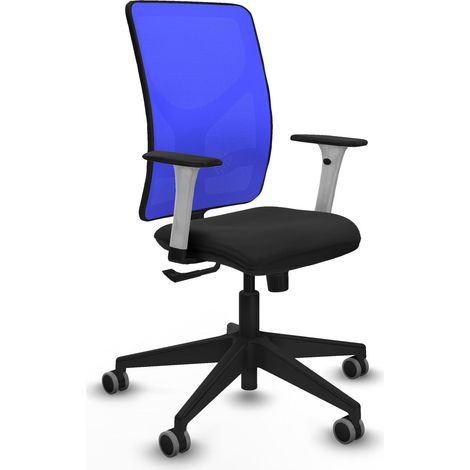Chaise de bureau piqueras y crespo Motilla blanc velours doux (1/2)