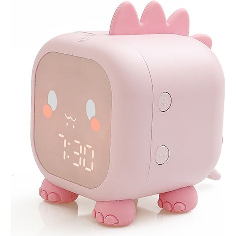 Réveil Dinosaure - Réveil Numérique Enfants avec Lumière Douce - Pour Chambre et Camping - 1 Pièce (1/5)