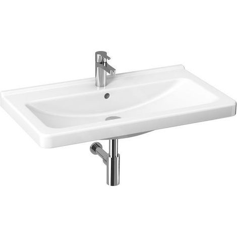Jika Cubito - lavabo, 850x485 mm, avec trop-plein,1 trou pour robinetterie, blanc H8104260001041 (1/3)