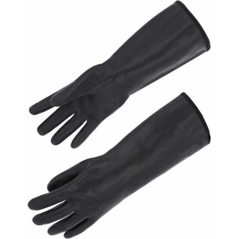 Gant contact alimentaire néoprène avec support en bouclette acrylique - SINGER - NEO5040 T10 (1/4)