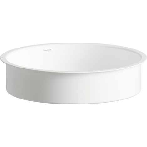 LAUFEN UNISONO lavabo empotrado desde abajo, redondo, sin agujero (1/2)