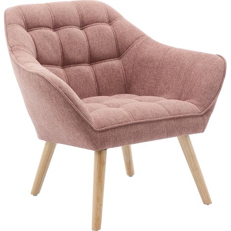 Poltrona in Tessuto Rosa chiné - CASERTA (1/5)