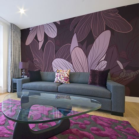 Fotomurale XXL - Dreamy flowers - 550x270 (1/4)