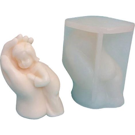 DIY 3D-Formen, zylindrische Kerzenformen, Silikonformen, Bastelmaterialien zur Kerzenherstellung