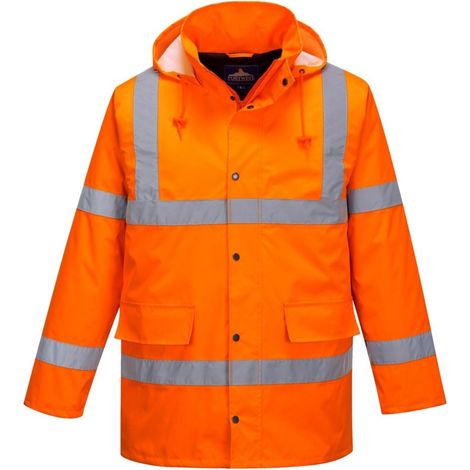 Parka ad alta visibilità trapuntato Portwest Traffic Arancione 4XL (1/5)