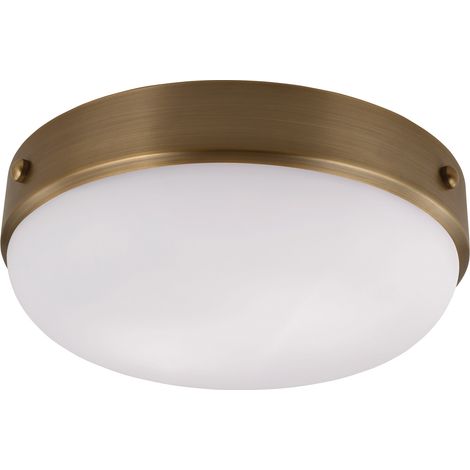 Elstead Cadence - 2 Light Flush Deckenleuchte Dark Antique Brass, E27 (1/3)