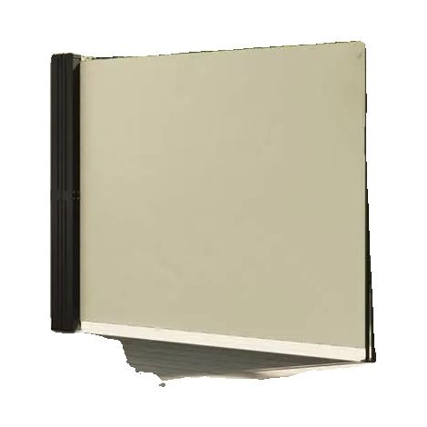 Store latéral rétractable, brise-vent, solution d'ombre extérieure, Crème (1/2)