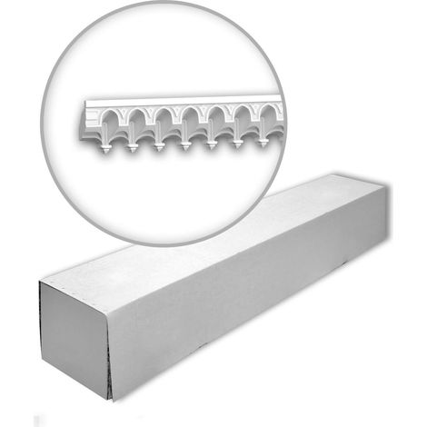 Profhome 150501-box 1 Scatola 6 pezzi Cornice soffitto parete motivi geometrici islamici arabeschi orientali Cornice per soffitti stile marocchino 12,12 m (1/5)