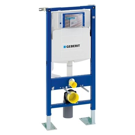 Bâti support WC Duofix autoportant 112 cm – Réservoir Sigma 12 cm – Montage en cloison – Raccordement universel Geberit AquaClean (1/3)