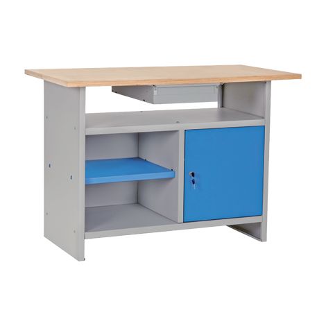 BANCO DA LAVORO SMONTATO PROMETAL  PIANO LEGNO H.MM 840 MM 1200X600
