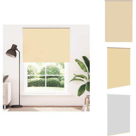 Verdunkelungsrollo Beige 165x210 cm Stoffbreite 161,6 cm - Verdunkelungsrollo - Verdunkelungsrollos - Rollo - Verdunklungsrollo (1/5)