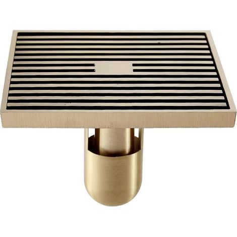 Siphon de sol 120 x 120 mm – Résistant aux chocs, gel, abrasion et produits chimiques – Drainage efficace extérieur (1/5)