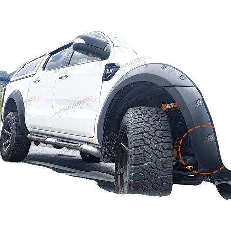 Guardabarros ensanchados para Ford Ranger T7 T8 2015-2022, protección duradera, fácil instalación, SIN AGUJEROS. (1/2)