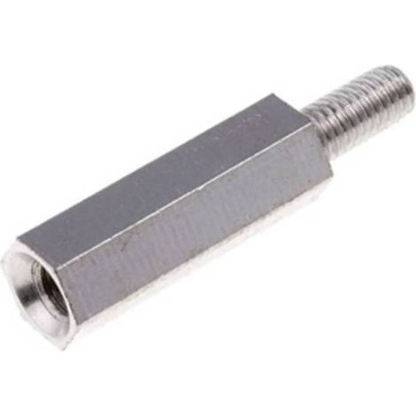 50 x DISTANZIATORE ESAGONALE M F ACCIAIO D 8X40 MM