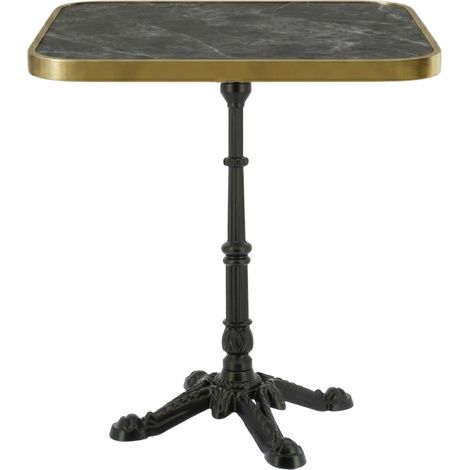 Table Fixe 70x70 cm plateau Cerclé modèle TABLE ECLIPSE CERCLÉ pied Opera 4