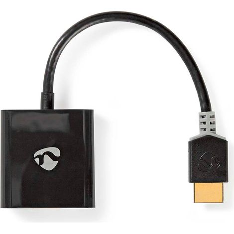 nedis CCBW34900AT02 adattatore VGA HDMI antracite (1/5)