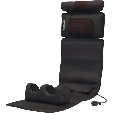 Massagematte mit Heizfunktion, Akupressurmatte, Komplettmassagematte, verstellbarer Lendenwirbel-Airbag, Massagekissen zur Linderung von Nacken- und Rückenschmerzen (1/5)