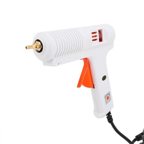 Industrielle Heißklebepistole mit einstellbarer Temperatur, 120 W, inklusive 11-mm-Klebesticks und EU-Stecker